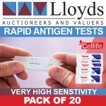 PACK OF 20 Rapid Antigen Tests