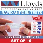 PACK OF 10 Rapid Antigen Tests